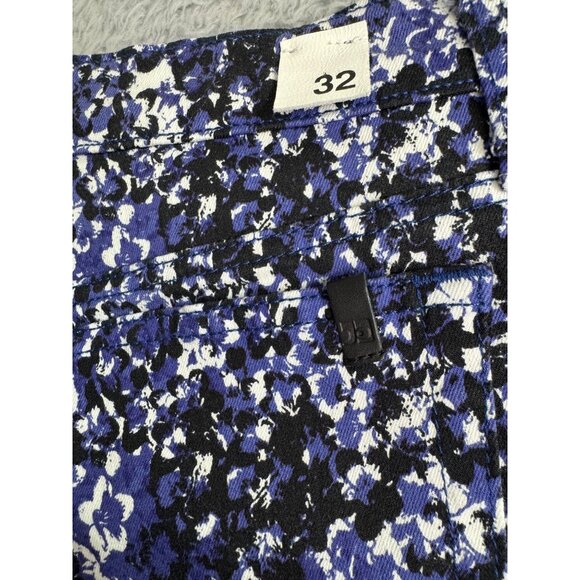 Joes Womens Electric Blue Pop Art Print Shorts Size 32 NWT 43% Lyocell - Picture 10 of 14